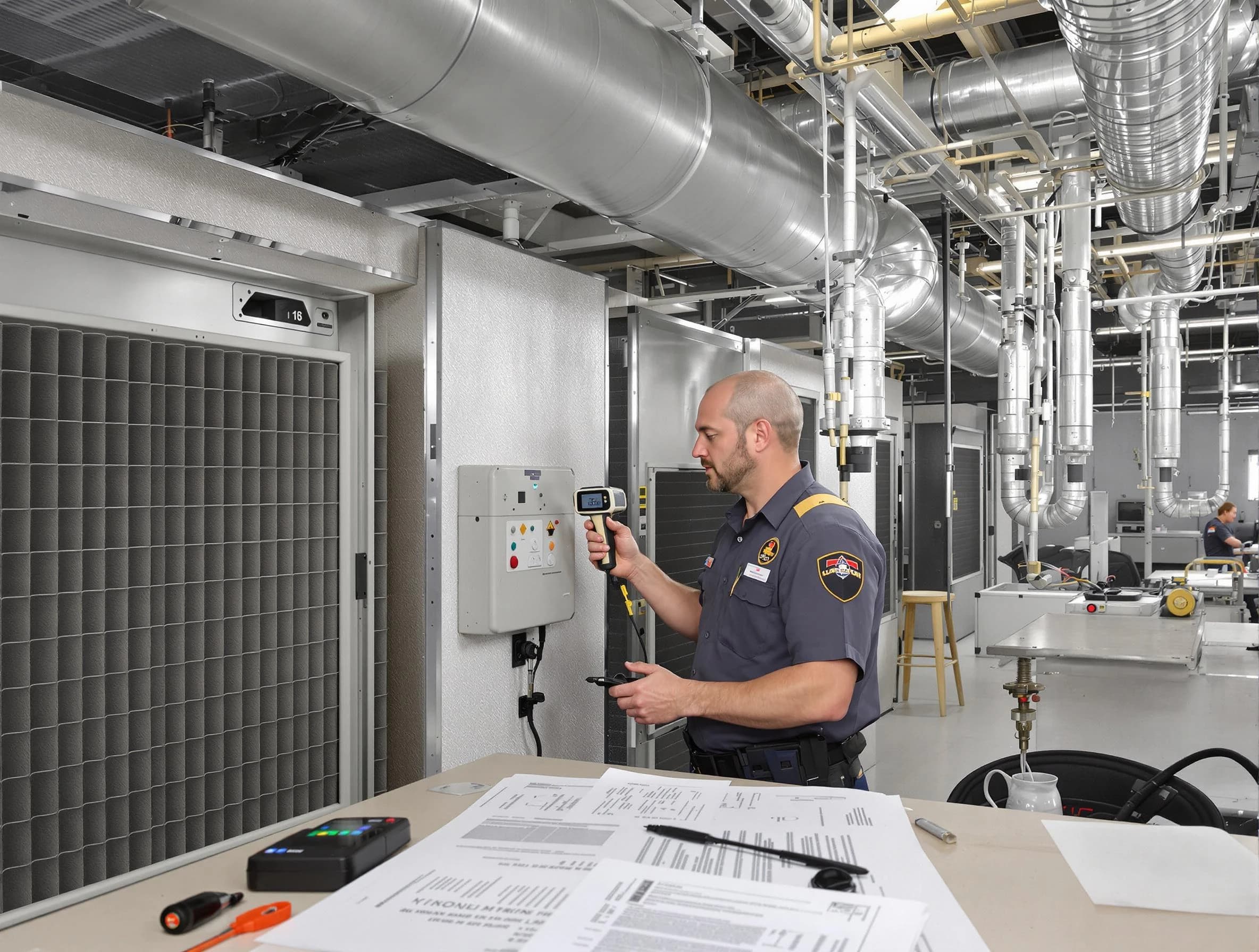 Professional filter system inspection by Brookline Air Duct Cleaning in Brookline