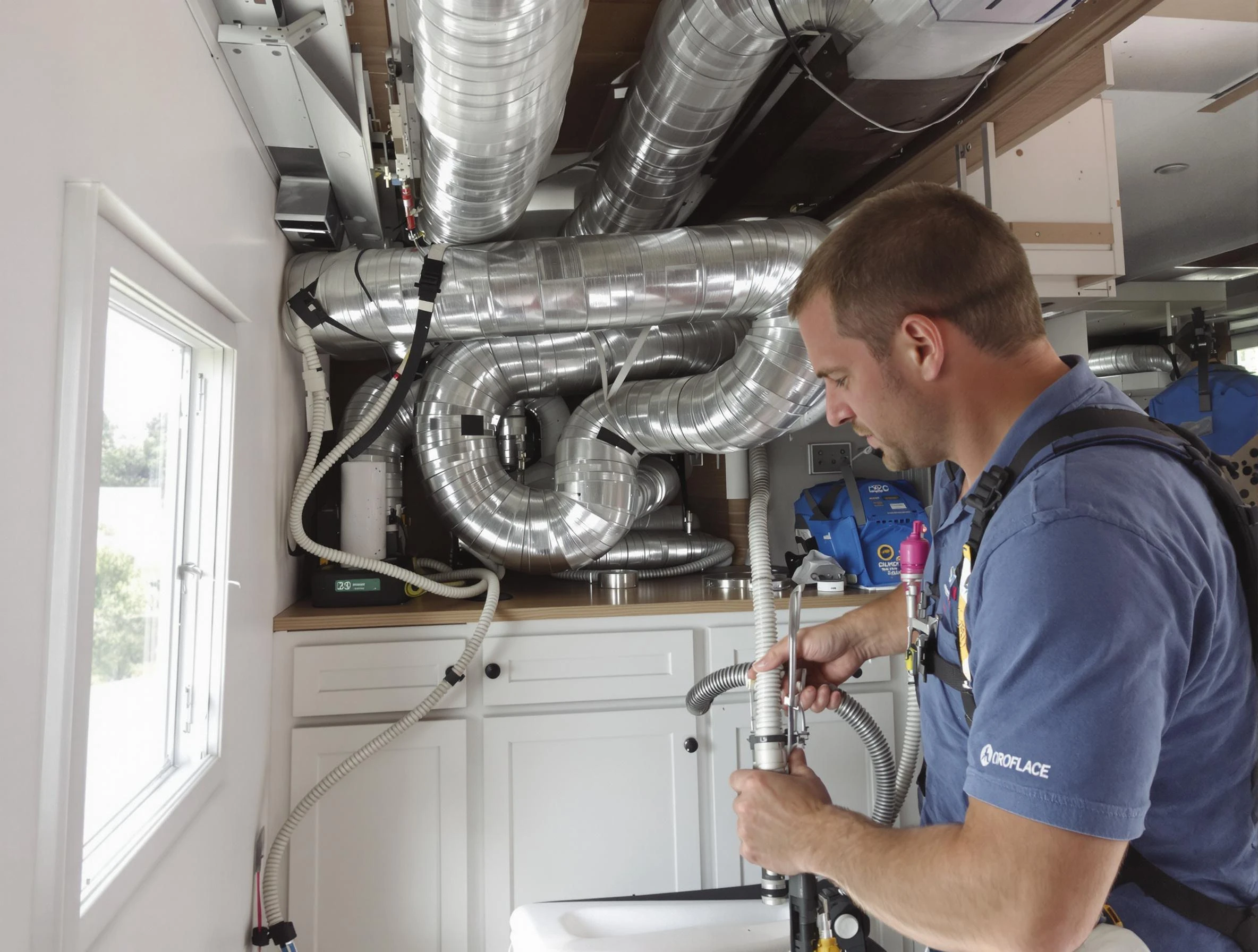Mobile Home Air Duct Cleaning in Brookline