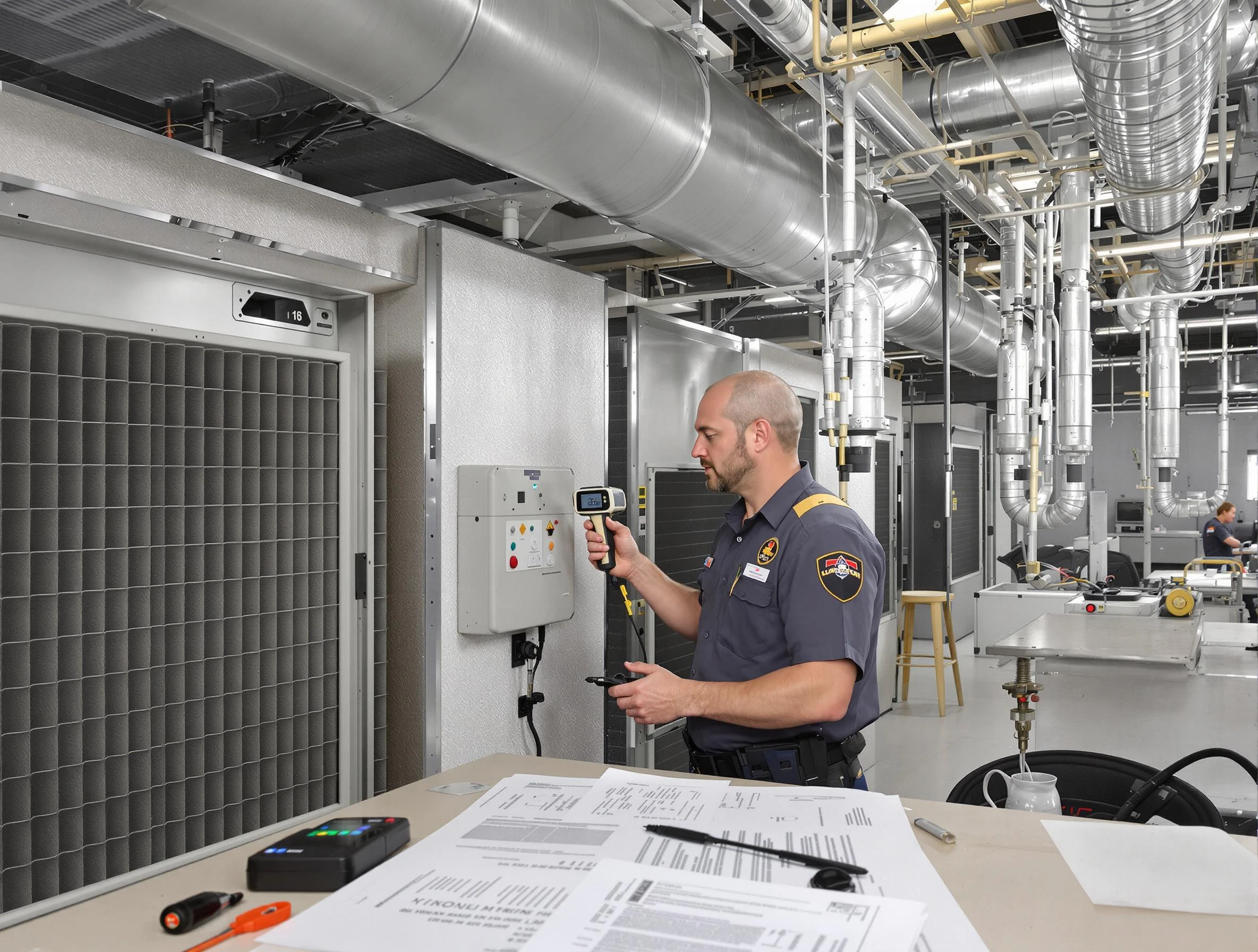 Professional filter system inspection by Brookline Air Duct Cleaning in Brookline