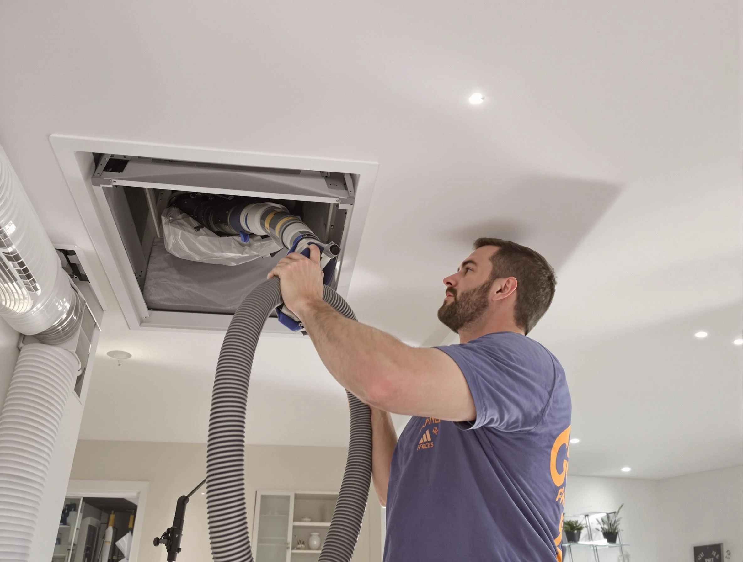 Precision indoor duct cleaning by Brookline Air Duct Cleaning in Brookline