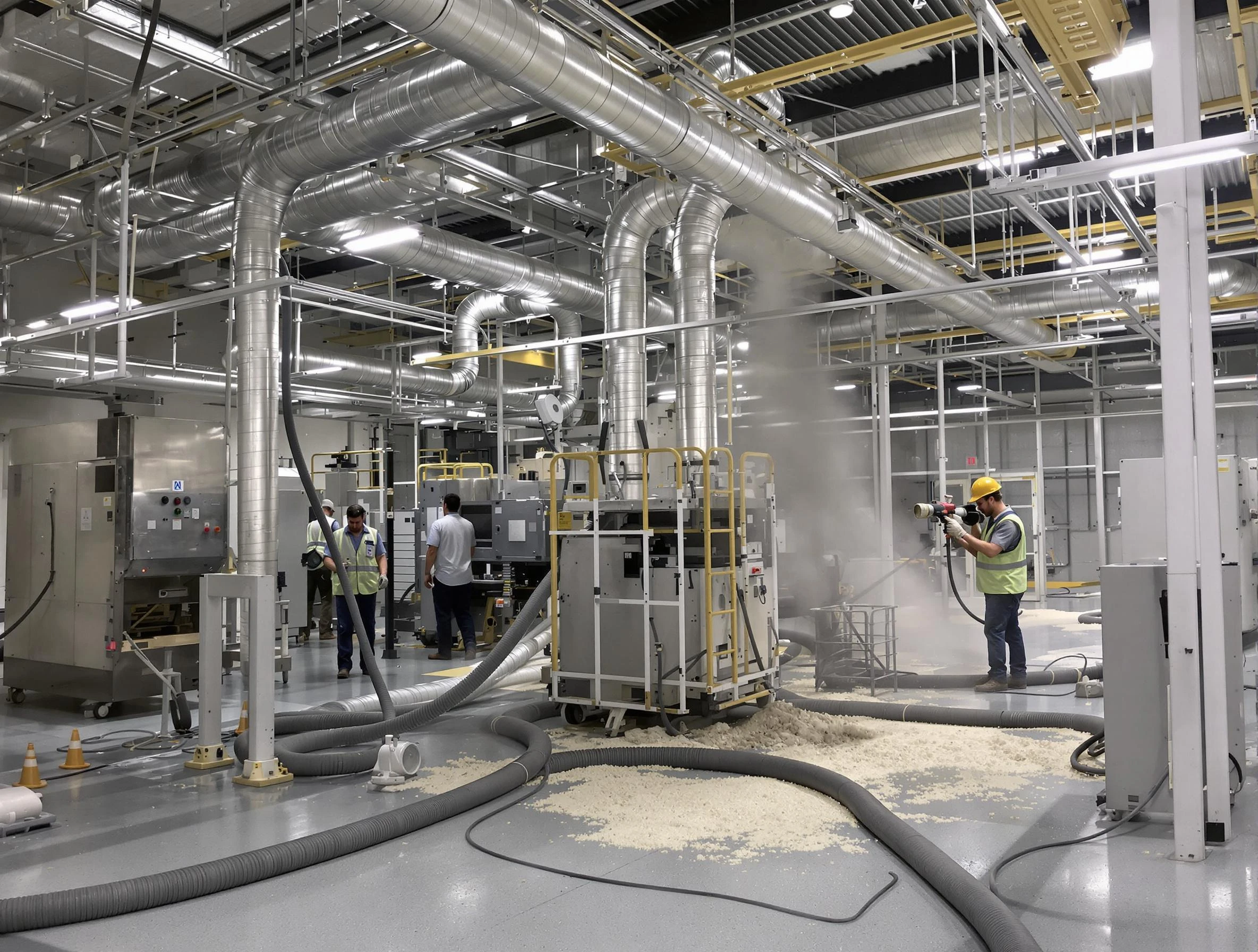 Heavy-duty industrial duct cleaning by Brookline Air Duct Cleaning in Brookline